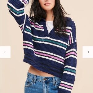 Striped Navy Sweater